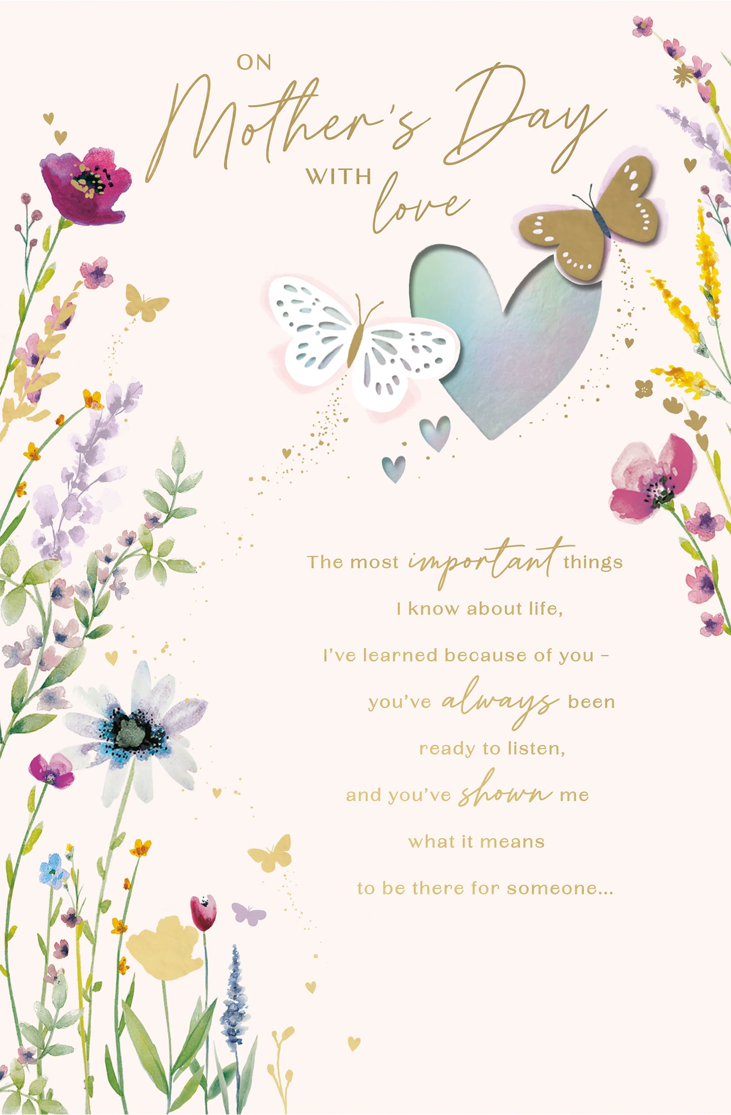 Hand Finished Greeting Cards General Wish  Gibson Core Line
