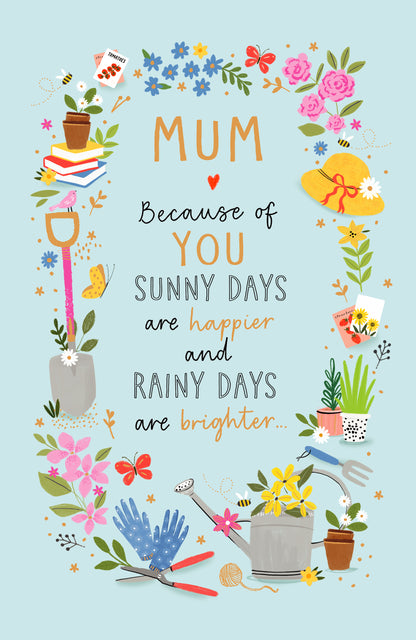 Hand Finished Greeting Cards Mum  Gibson Core Line