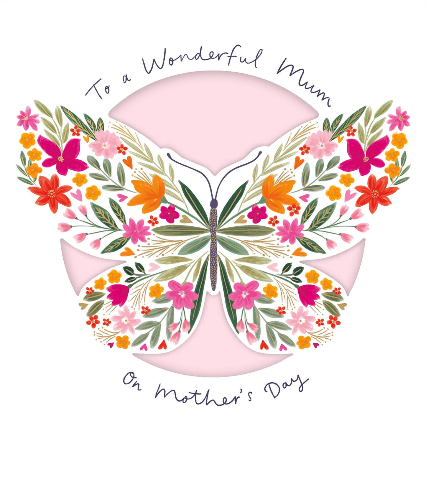 Hand Finished Greeting Cards Mum  Carlton Core Line