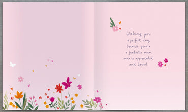 Hand Finished Greeting Cards Mum  Carlton Core Line