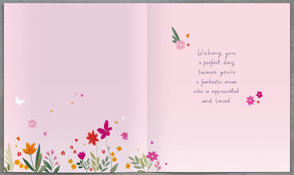 Hand Finished Greeting Cards Mum  Carlton Core Line