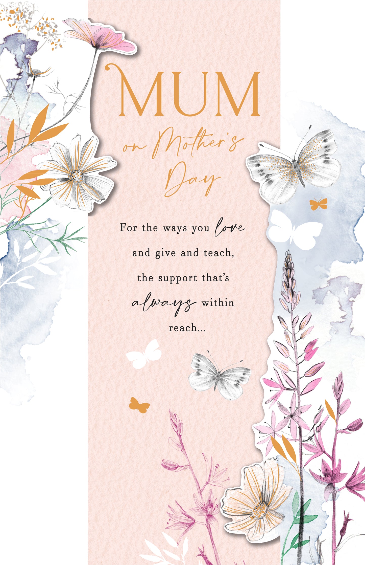 Hand Finished Greeting Cards Mum  Gibson Core Line