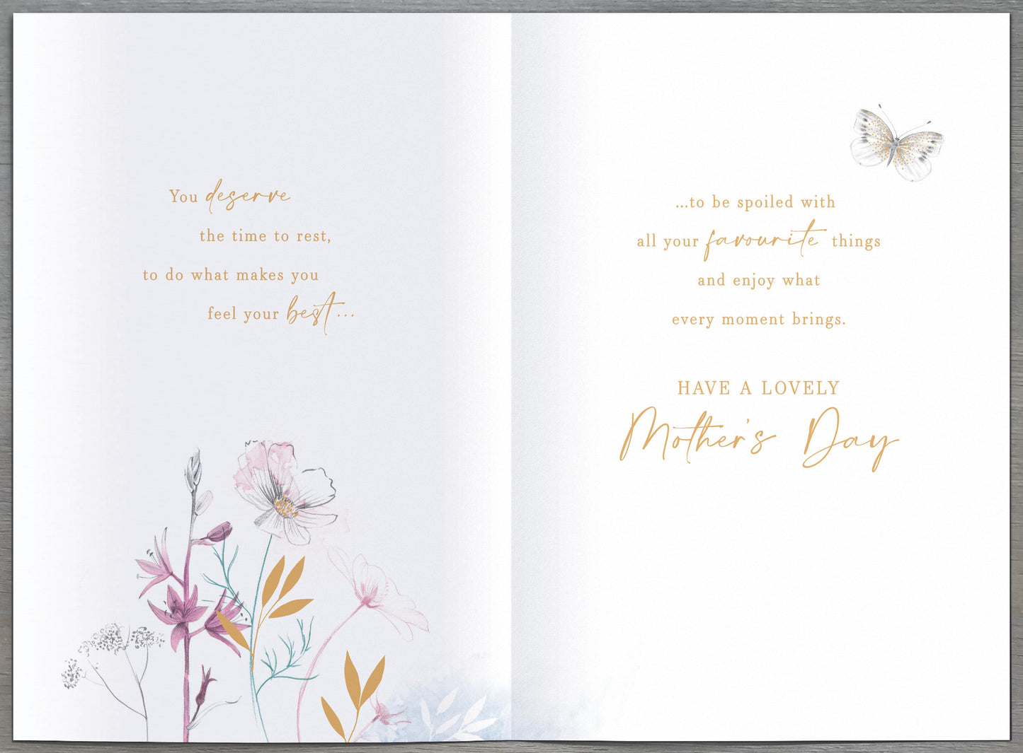 Hand Finished Greeting Cards Mum  Gibson Core Line