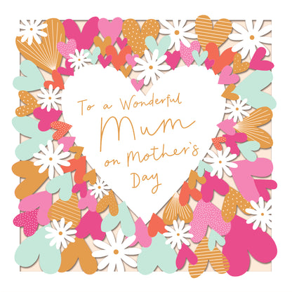 Hand Finished Greeting Cards Mum  Carlton Core Line