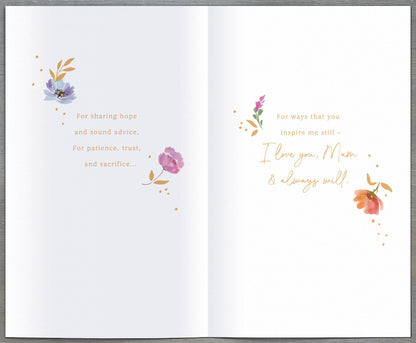 Hand Finished Greeting Cards Mum  Gibson Core Line