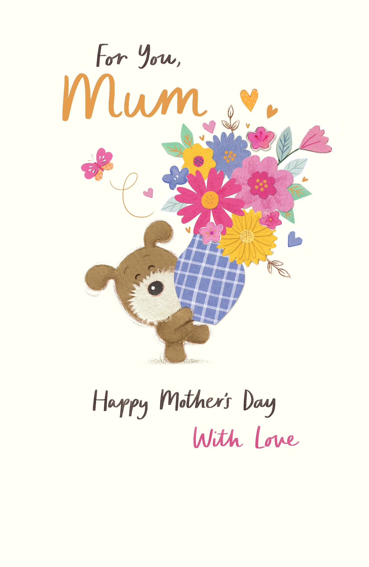Standard Greeting Cards Mum Cute Lots of Woof