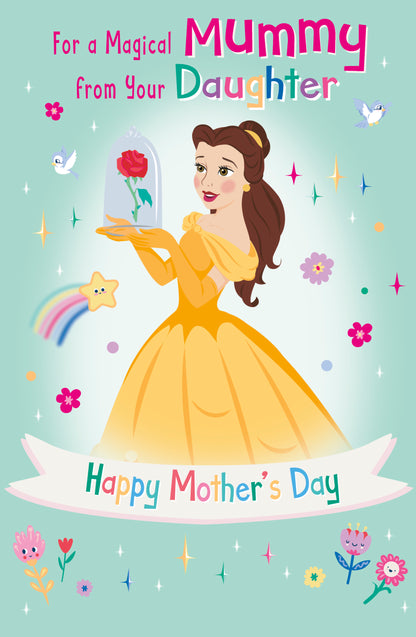 Standard Greeting Cards Mummy From Daughter Juvenile Disney Princess