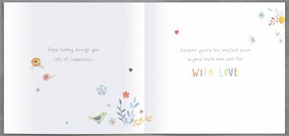 Hand Finished Greeting Cards Mum  Button Box
