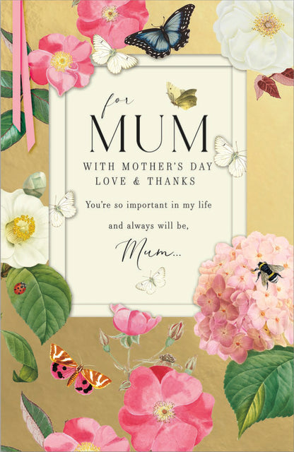 Hand Finished Greeting Cards Mum  Royal Horticultural Society