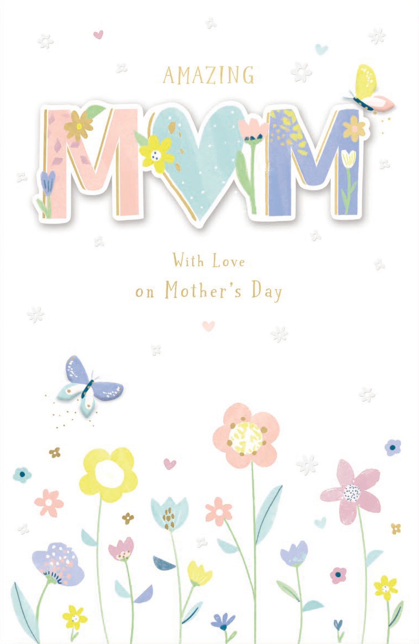 Hand Finished Greeting Cards Mum  Carlton Core Line