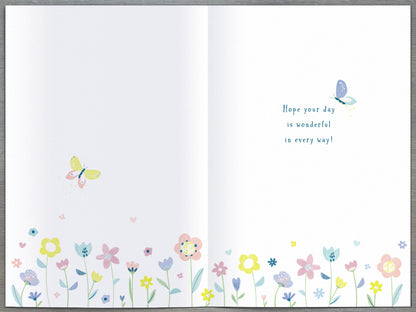Hand Finished Greeting Cards Mum  Carlton Core Line