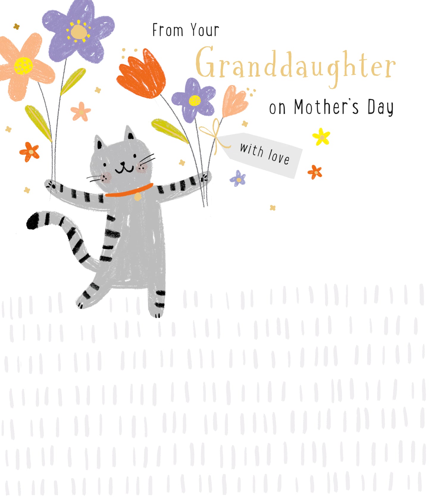 Standard Greeting Cards From Granddaughter Cute Carlton Core Line