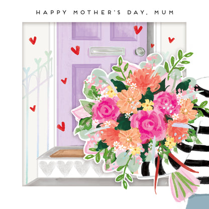 Hand Finished Greeting Cards Mum  Carlton Core Line