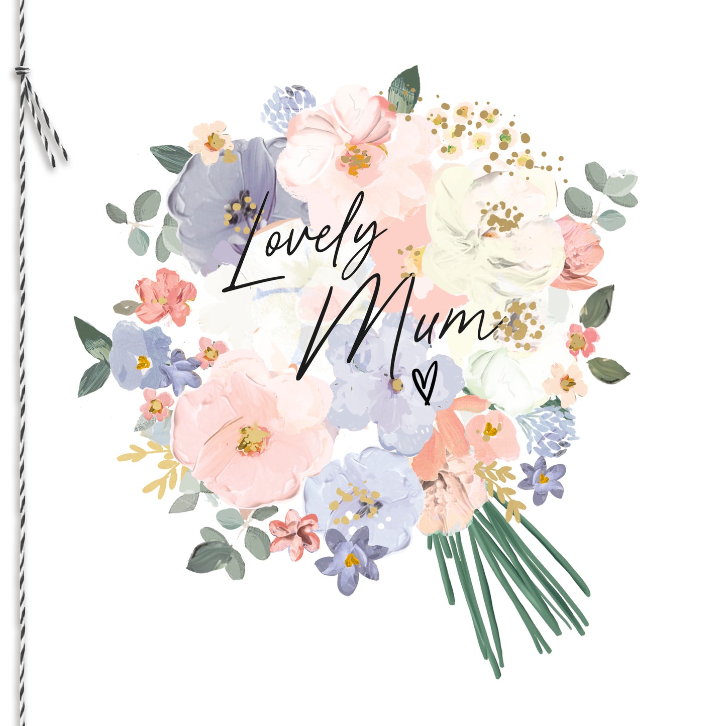 Hand Finished Greeting Cards Mum  Carlton Core Line