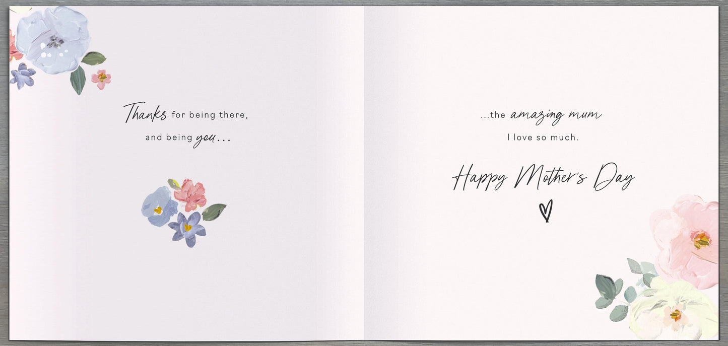 Hand Finished Greeting Cards Mum  Carlton Core Line