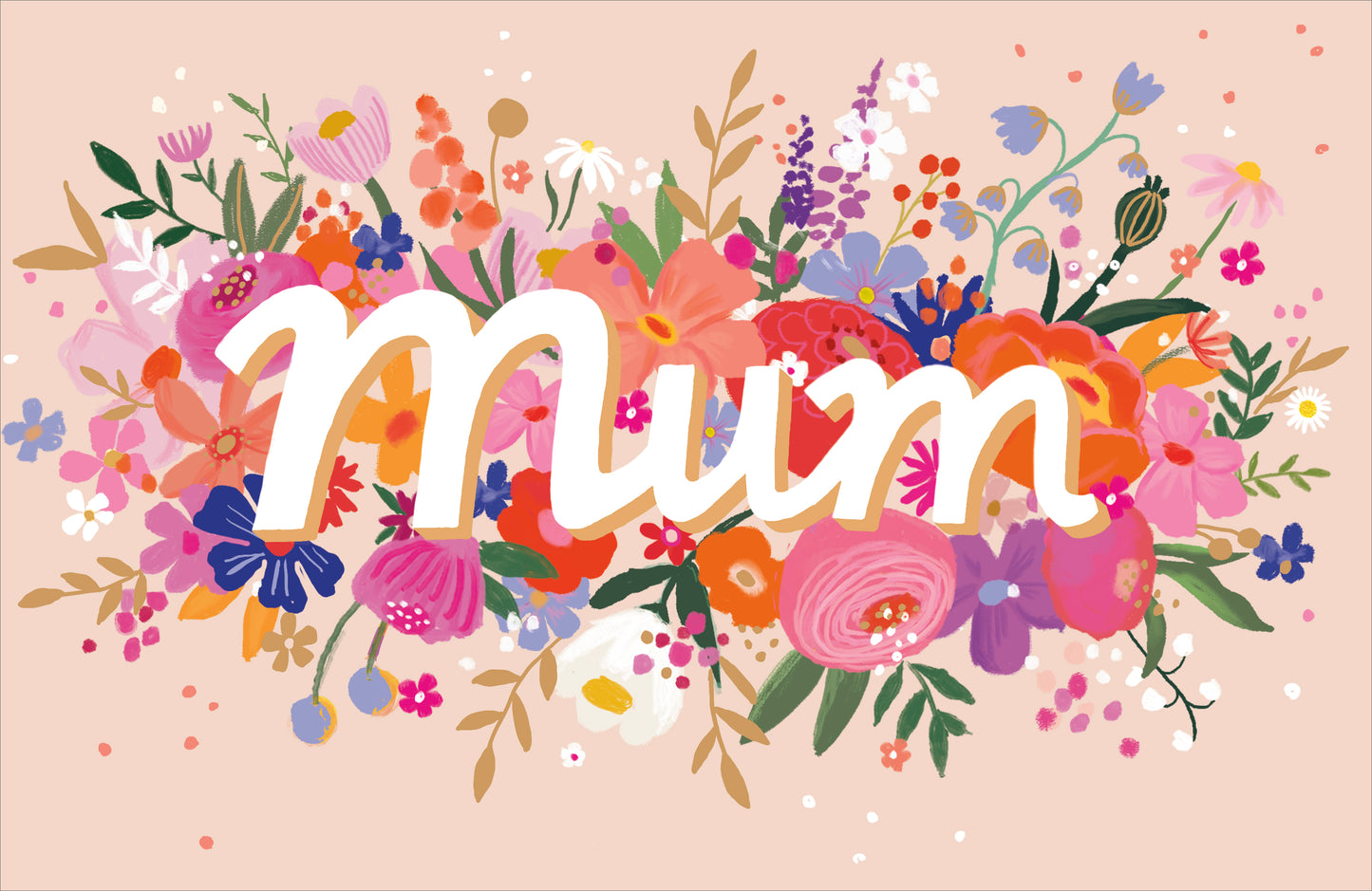 Hand Finished Greeting Cards Mum  Carlton Core Line