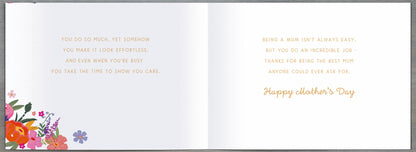 Hand Finished Greeting Cards Mum  Carlton Core Line
