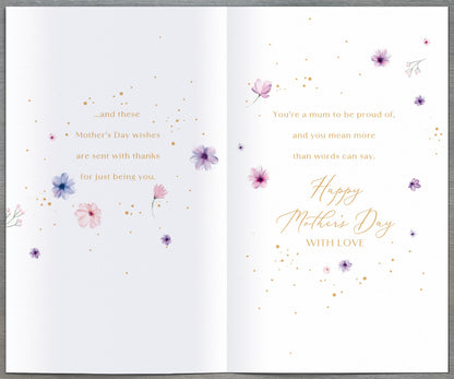 Hand Finished Greeting Cards Mum  Gibson Core Line