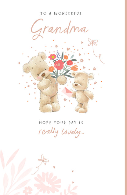 Standard Greeting Cards Grandma Cute Nutmeg