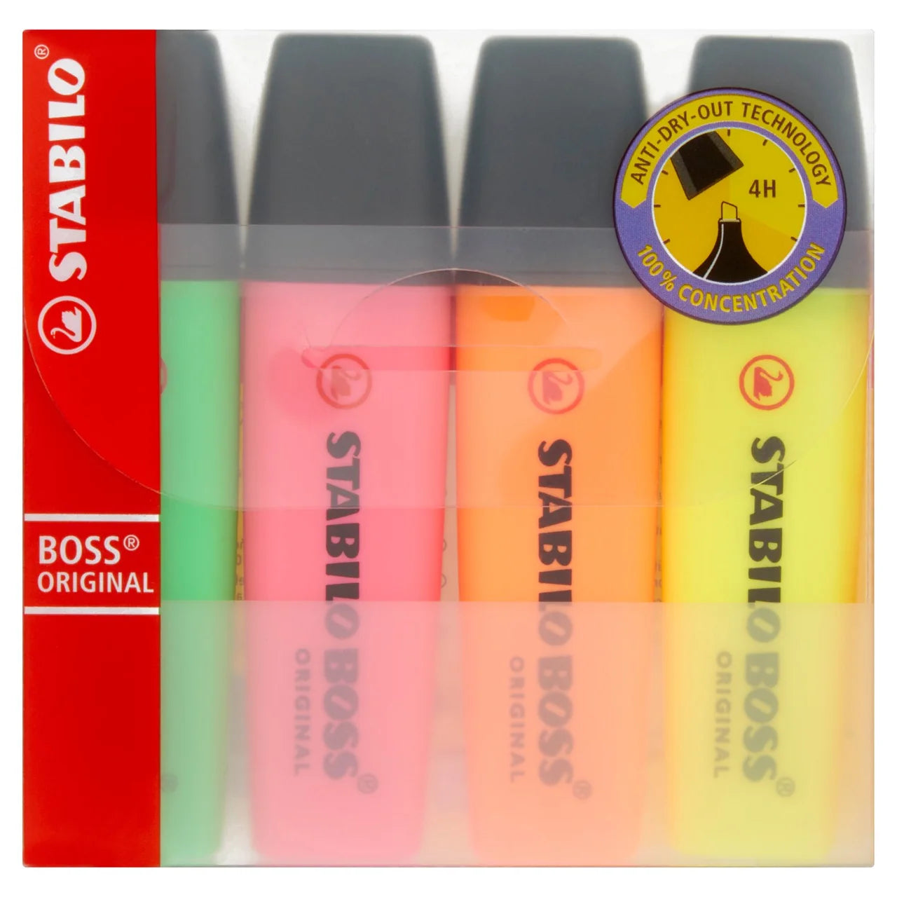 STABILO BOSS PASTEL 4 H/LIGHTER WALL