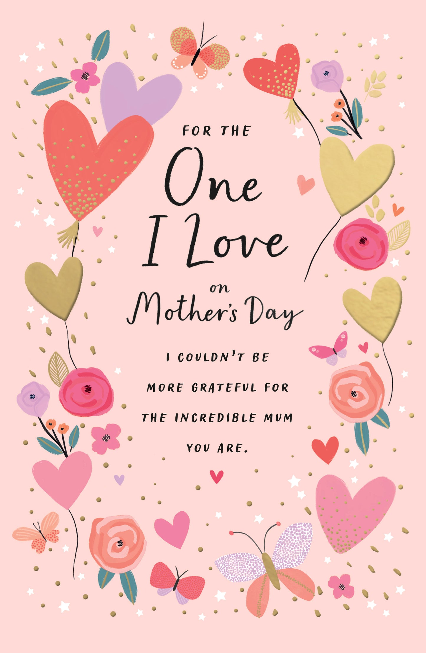 Hand Finished Greeting Cards One I Love  Carlton Core Line