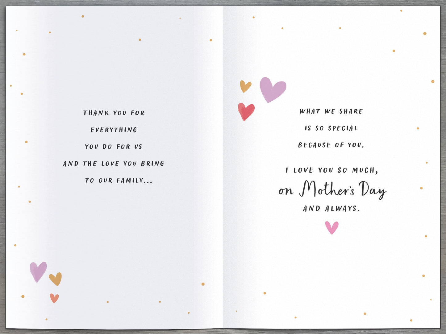 Hand Finished Greeting Cards One I Love  Carlton Core Line