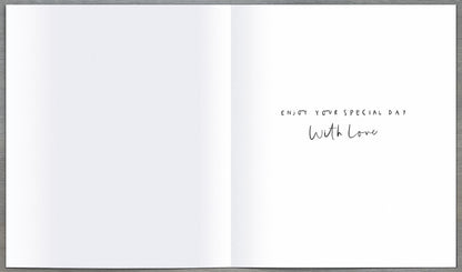Clasp Greeting Cards General Wish  Signature Summer Haze