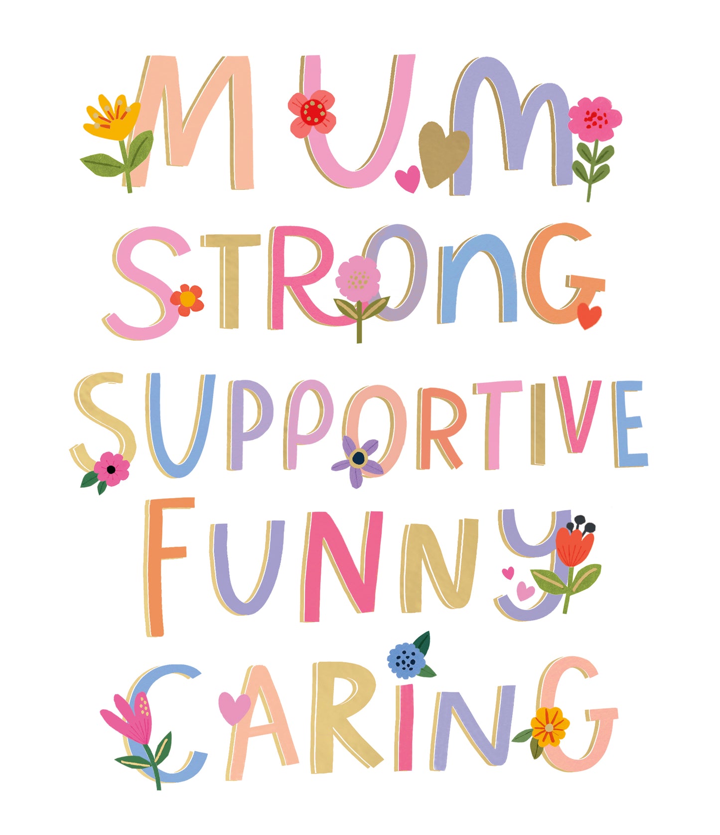 Standard Greeting Cards Mum  Carlton Core Line