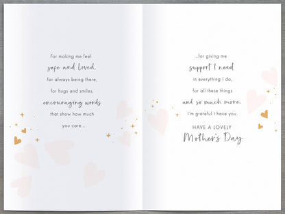 Hand Finished Greeting Cards Mum From Daughter  Carlton Core Line