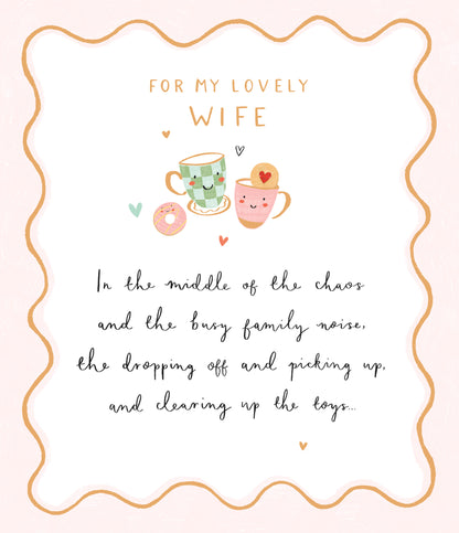 Hand Finished Greeting Cards Wife  Amuslings