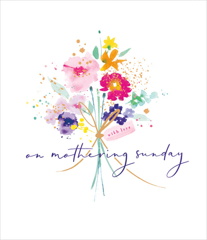 Clasp Greeting Cards General Wish Mothering Sunday  Signature Hello Lovely