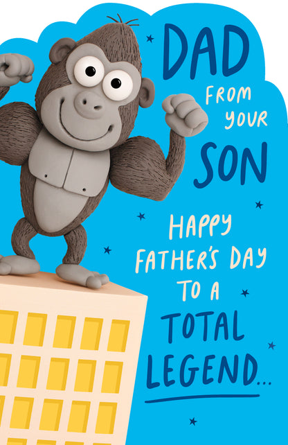 Dad From Son Hum Greeting Cards Dad From Son Hum Counter Cards