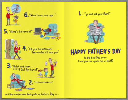 Dad Hum Greeting Cards Dad Hum Counter Cards
