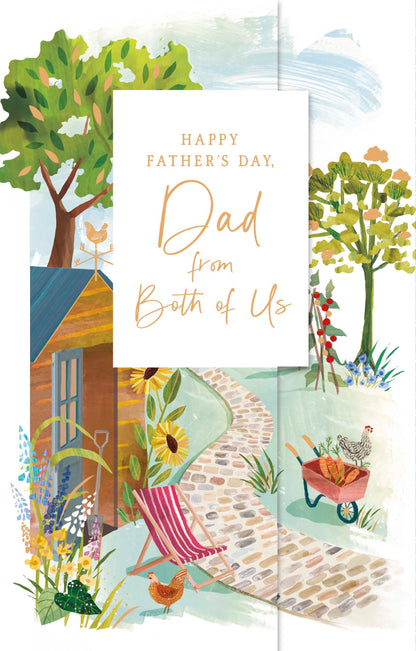 Dad From Both Conv Greeting Cards Dad From Both Conv Counter Cards