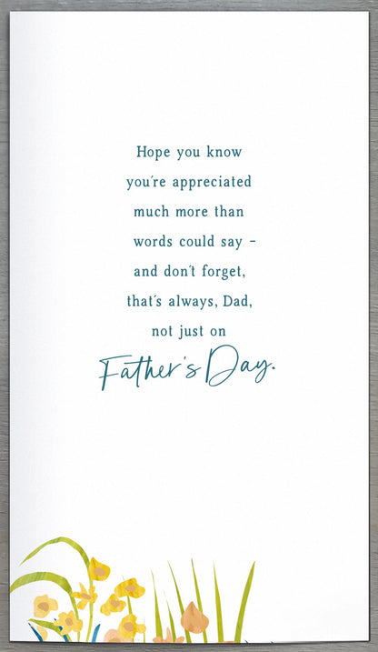 Dad From Both Conv Greeting Cards Dad From Both Conv Counter Cards