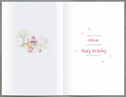 Standard Greeting Cards Birthday Granddaughter Cute Cotton Tales