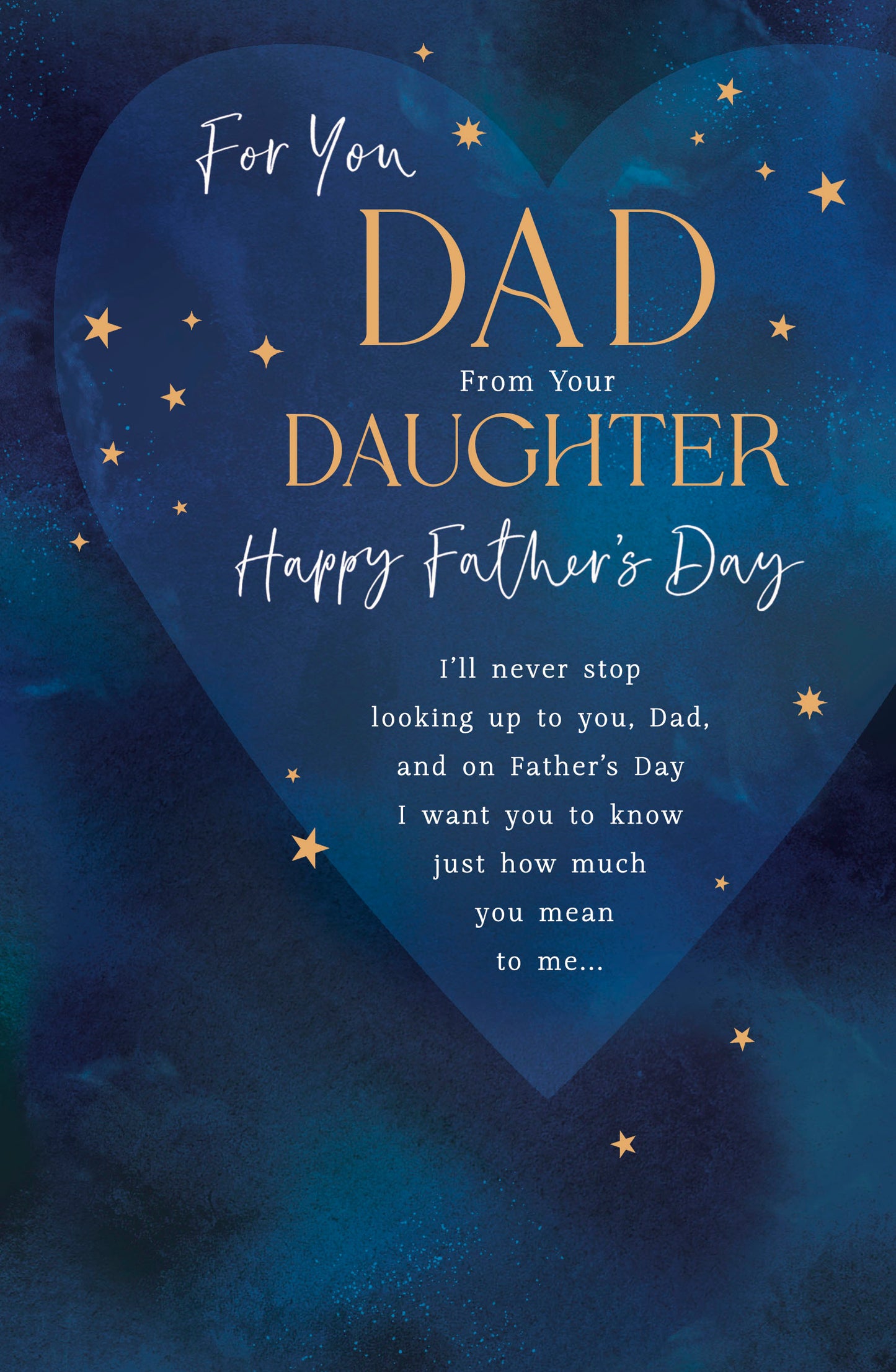 Dad From Daughter Conv Greeting Cards Dad From Daughter Conv Counter Cards