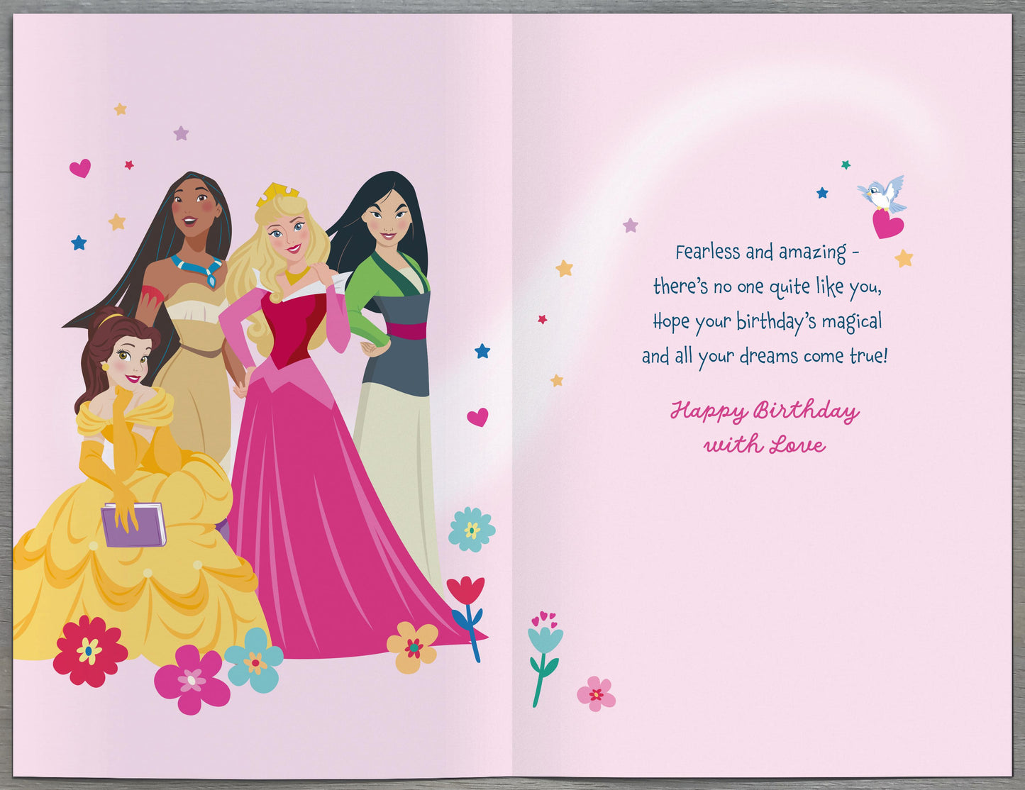 Standard Greeting Cards Birthday Daughter Juvenile Disney Princess
