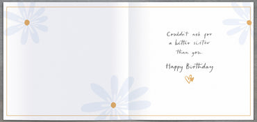 Standard Greeting Cards Birthday Sister  Carlton Core Line