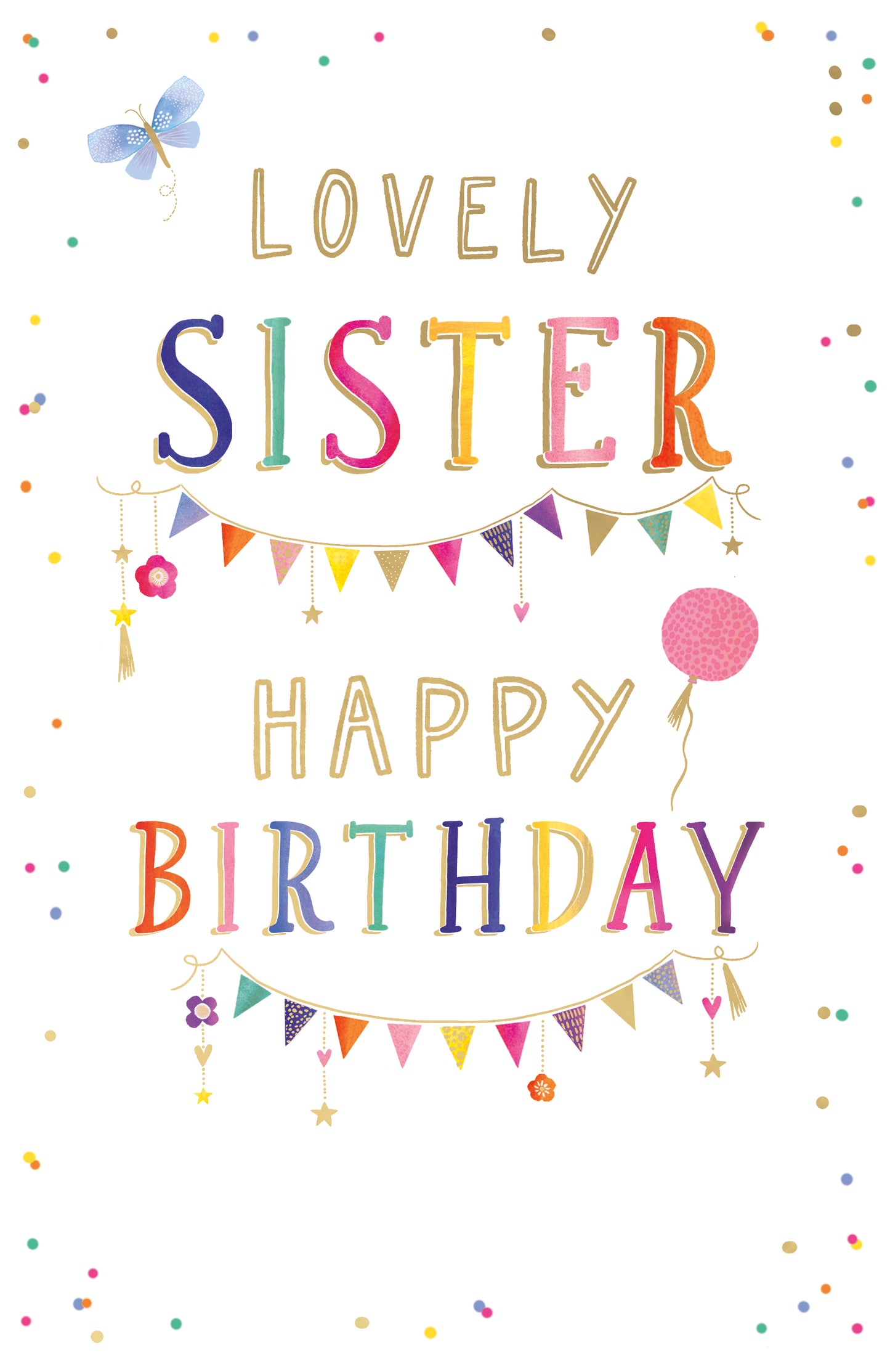 Standard Greeting Cards Birthday Sister  Gibson Core Line