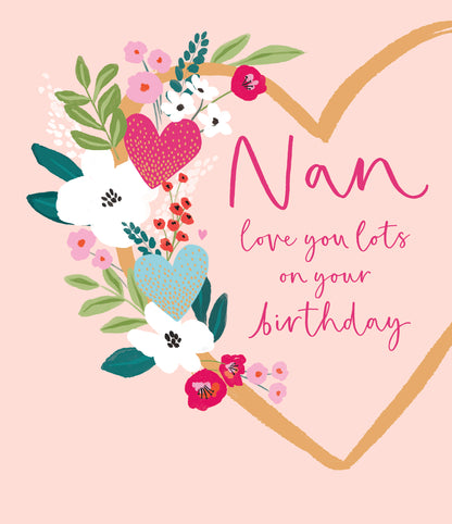 Standard Greeting Cards Birthday Nan  Carlton Core Line