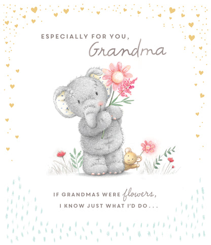 Standard Greeting Cards Birthday Grandma Cute Elliot & Buttons