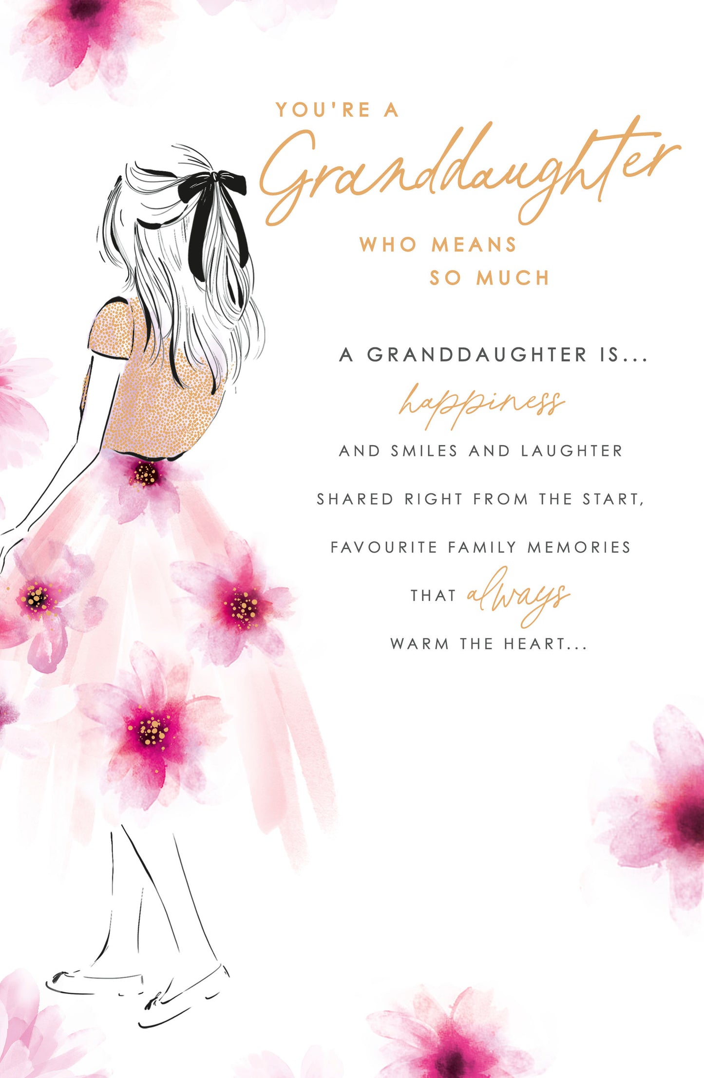 Standard Greeting Cards Birthday Granddaughter  Beautiful Ladies