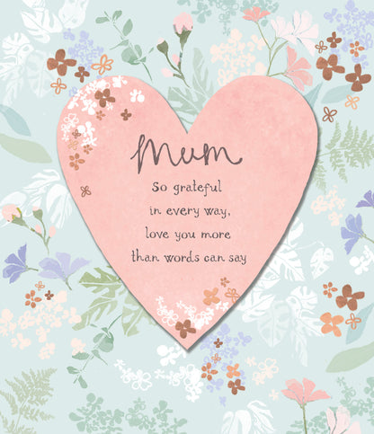 Standard Greeting Cards Birthday Mum  Carlton Core Line