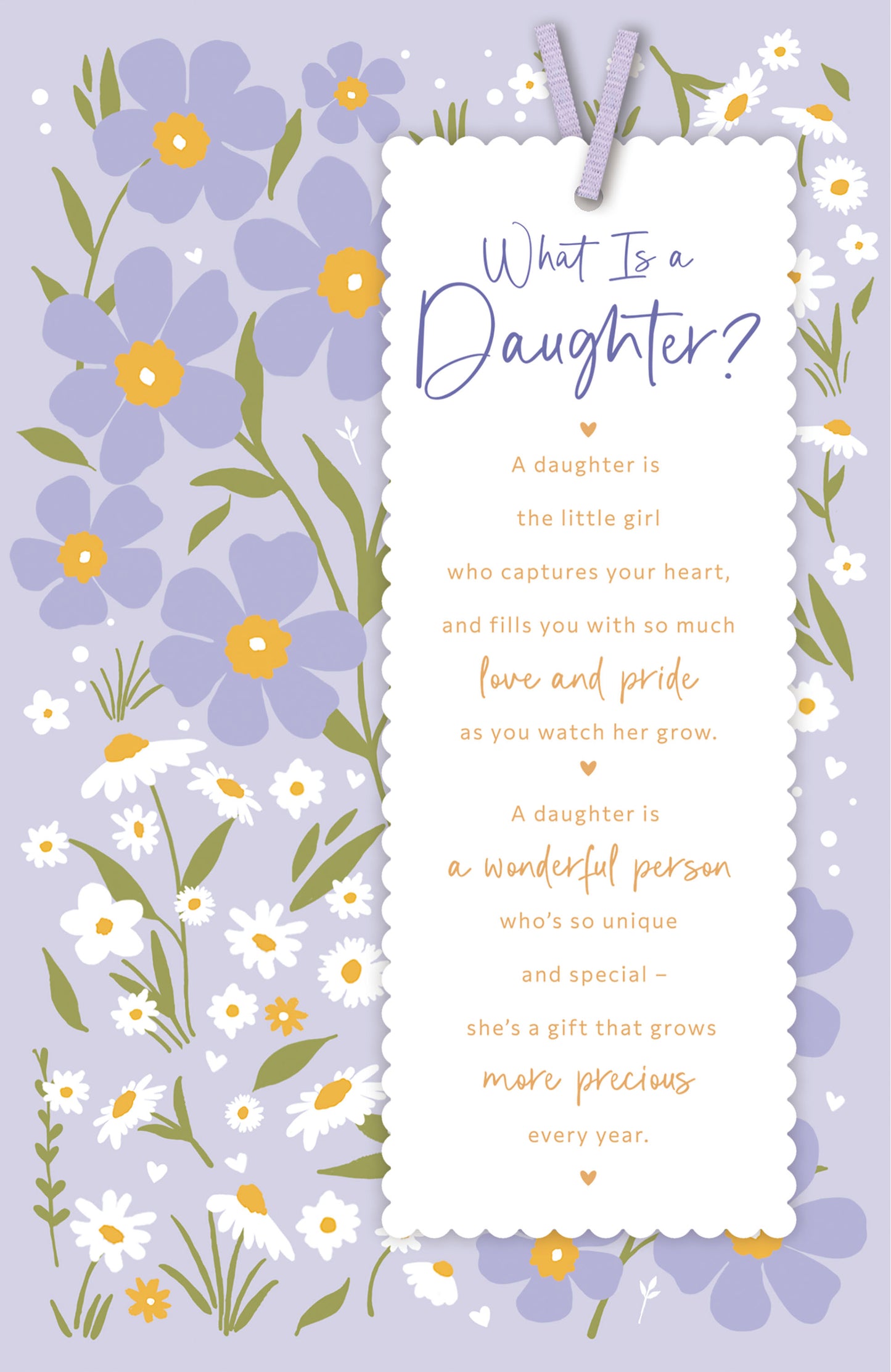 Standard Greeting Cards Open What Is A Daughter  Gibson Core Line