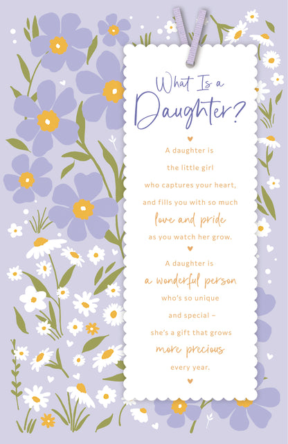 Standard Greeting Cards Open What Is A Daughter  Gibson Core Line