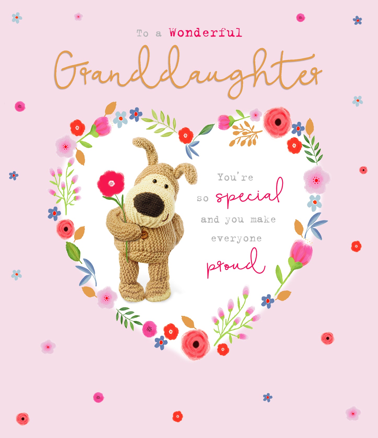 Standard Greeting Cards Birthday Granddaughter Cute Boofle