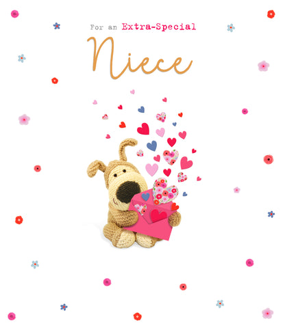 Standard Greeting Cards Birthday Niece Cute Boofle