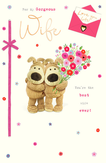 Standard Greeting Cards Birthday Wife Cute Boofle