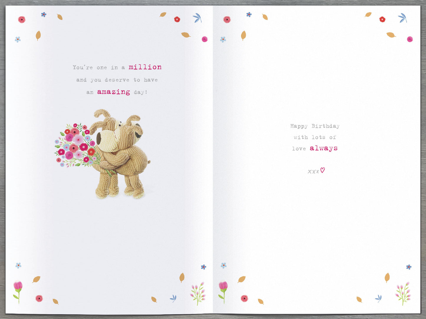 Standard Greeting Cards Birthday Wife Cute Boofle